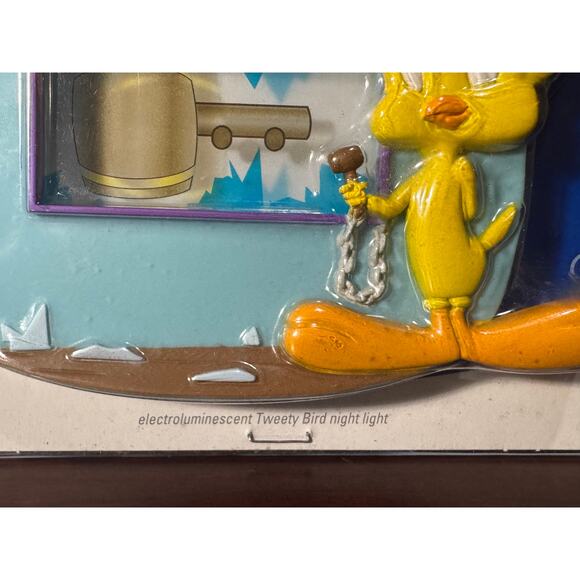 Vintage General Electric Looney Tunes TWEETY Bird Night Light NEW Old Stock 2000 - Picture 3 of 7